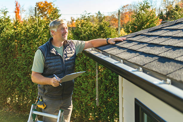 Professional Roofing technician working in Crystal Beach, FL